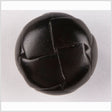 Black Leather Button - 36L/23mm