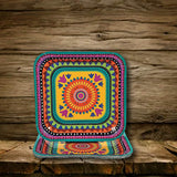 8 Count Fiesta Theme Disposable Paper Dinner Plates 9"