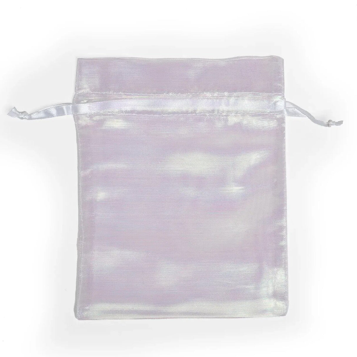 Shiny Iridescent Fabric Bag 3" x 4"