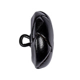 Black Leather Button - 45L/29mm