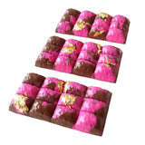 Greyas Polycarbonate Dubai Chocolate Bar Mold, 3 Cavities