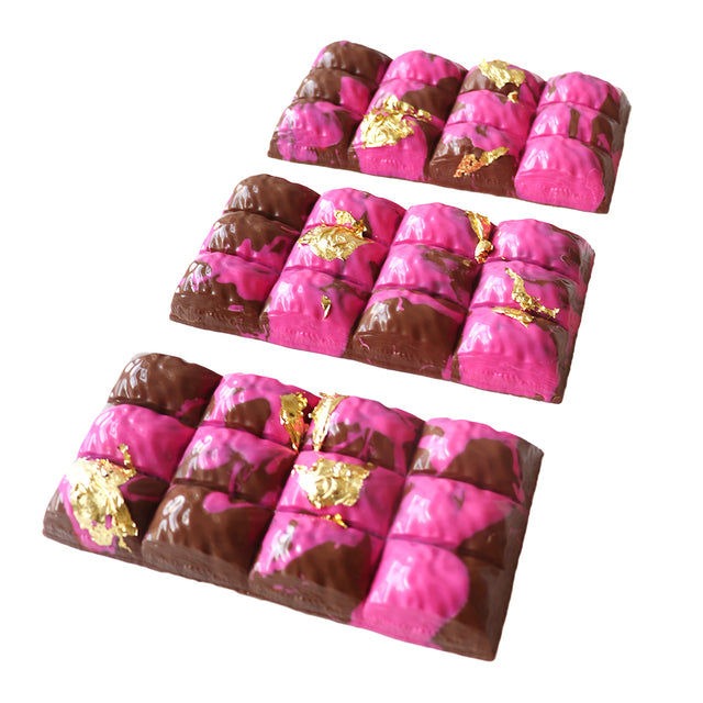 Greyas Polycarbonate Dubai Chocolate Bar Mold, 3 Cavities