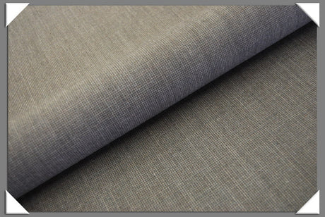 Md. Grey Muted Houndstooth Wool Fabric - Muted Houndstooth, Md. Grey, 58/60" Wide (1 Yard)