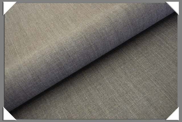 Md. Grey Muted Houndstooth Wool Fabric - Muted Houndstooth, Md. Grey, 58/60" Wide (1 Yard)