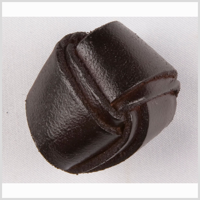 Antique Leather Button - 34L/21.5mm