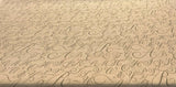 Waverly Cursive Caps Silver Linen Fabric - Silver Cursive Print, 54" Width (1 Yard)