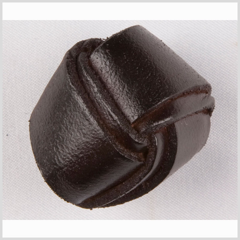 Antique Leather Button - 44L/28mm