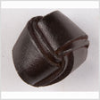 Antique Leather Button - 44L/28mm