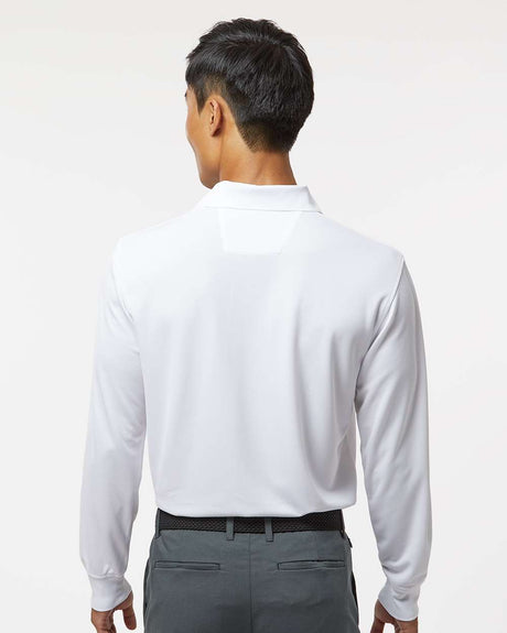 Front view of Paragon Prescott Collared Long Sleeve Polo Shirt for outdoor and active wear