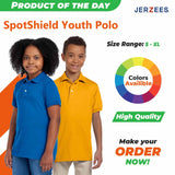 JERZEES® Youth Jersey Polo T-Shirt
