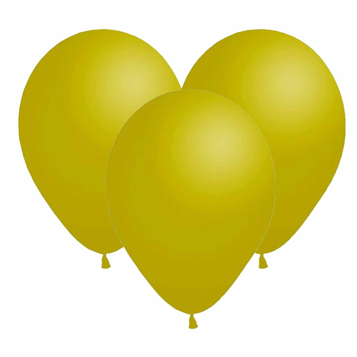 Deluxe Solid Color Metaltone Balloons 11 Inch