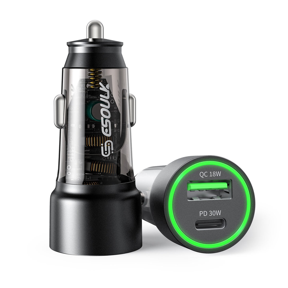 PD30W + QC18W Car Charger (12/48)