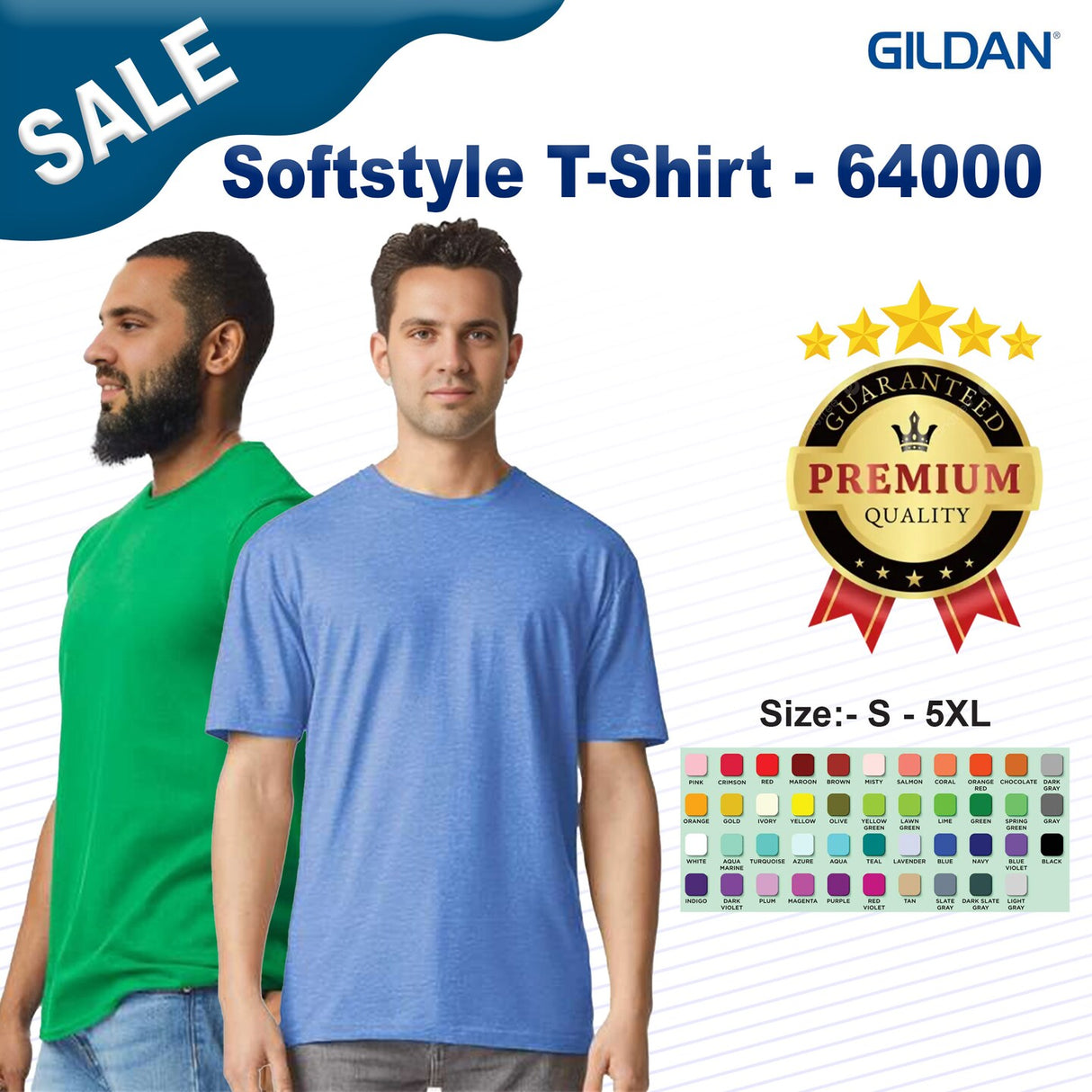 Gildan® Softstyle Crewneck Short Sleeve T-Shirt