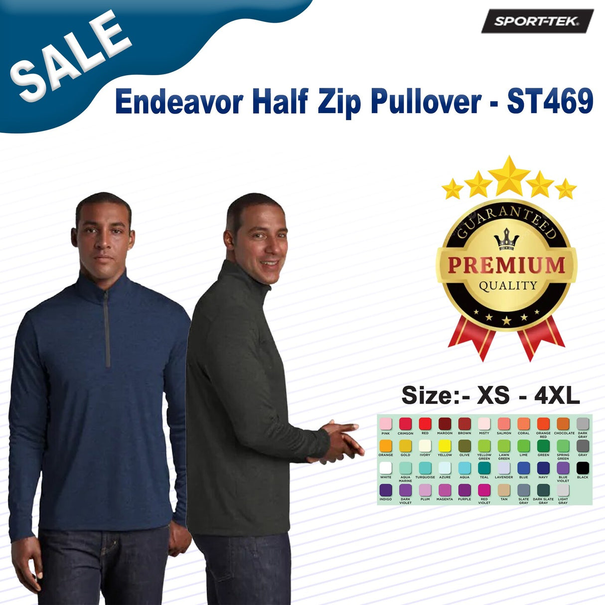 Sport-Tek ® Endeavor Half Zip Pullover
