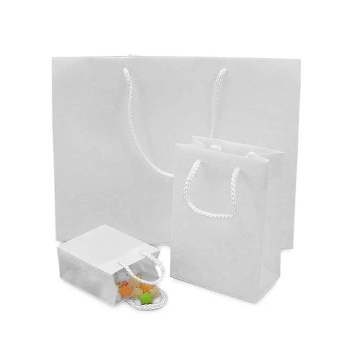 Premium Frosted Euro Tote 16" x 6" x 12"