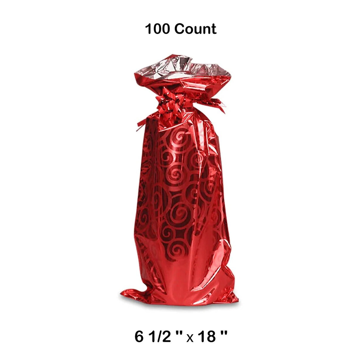 Mylar Wine Bags 6 1/2” x 18” Elegant Packaging