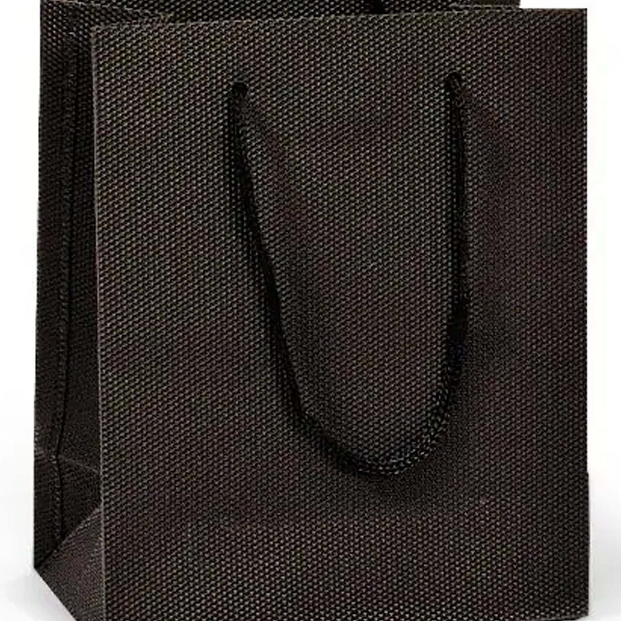 Stylish Embossed Plastic Euro Tote 4.5" x 2.5" x 5.5"