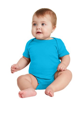 RADYAN® Infant Baby Rib Bodysuit Short Sleeve