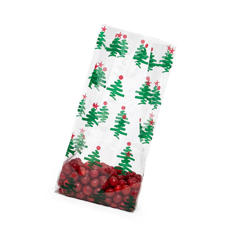 Holiday Patterned Cello Treat Bags 4” x 2.5” x 9.5”
