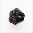Black Leather Button - 34L/21.5mm