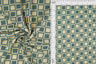 Geometric Checker Rib Knit Stretch Fabric
