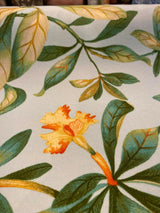 Orchid Valley Floral Outdoor Fabric - Blue Mist Floral, 54" Width (1 Yard)