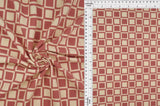 4x2 Yummy Rib Geometric Checker Knit Soft Stretch Fabric, 58/60" Wide