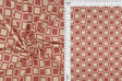 Geometric Checker Rib Knit Stretch Fabric