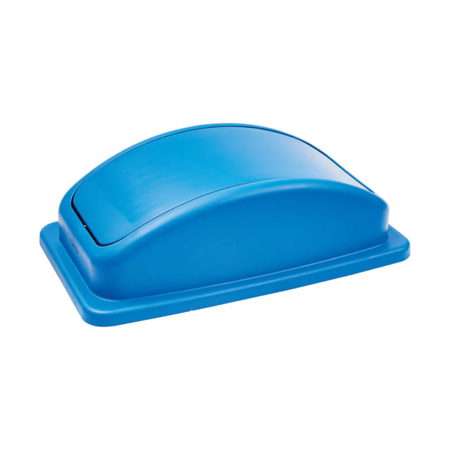 Winco Blue Polypropylene Lid for PTC-23L Trash Can