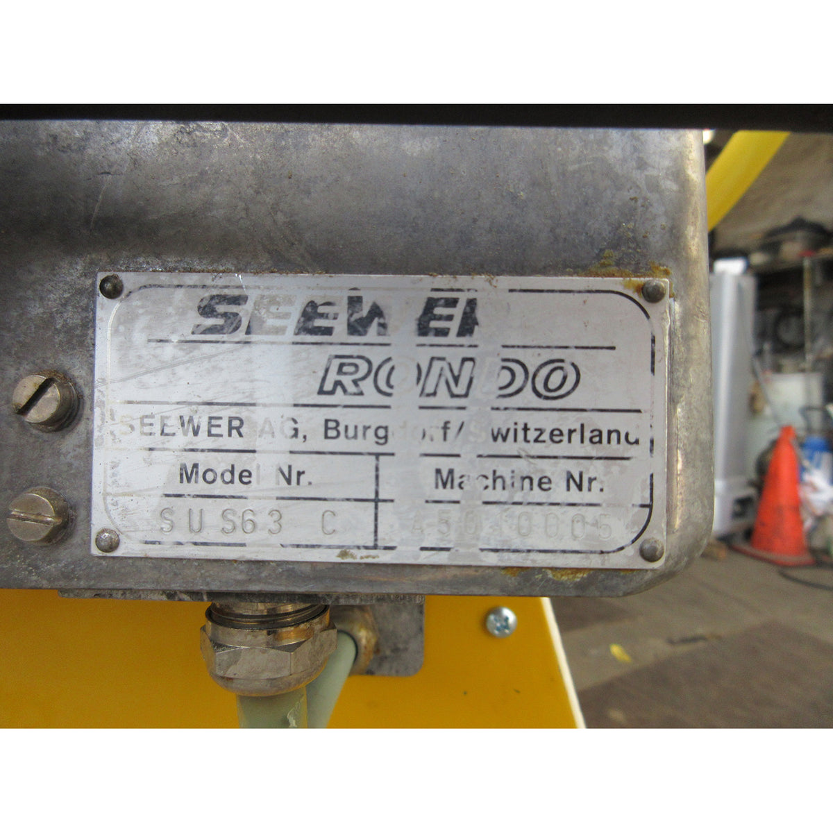 Rondo SUS-63C Reversible Dough Sheeter, Used Excellent Condition