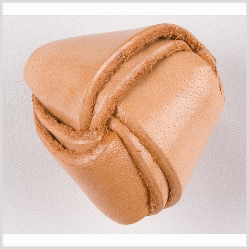 Natural Leather Button - 44L/28mm