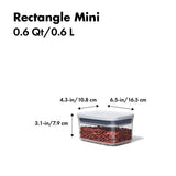 OXO Good Grips Rectangular Container, 0.6 qt