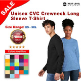 Next Level® Unisex CVC Crewneck Long Sleeve T-Shirt