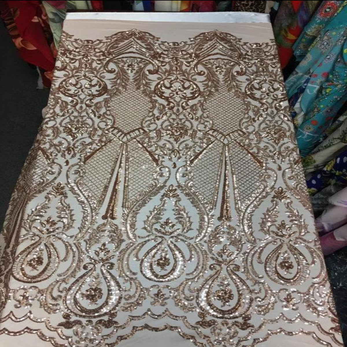 Stretch Sequins Fabric Chantal Deluxe