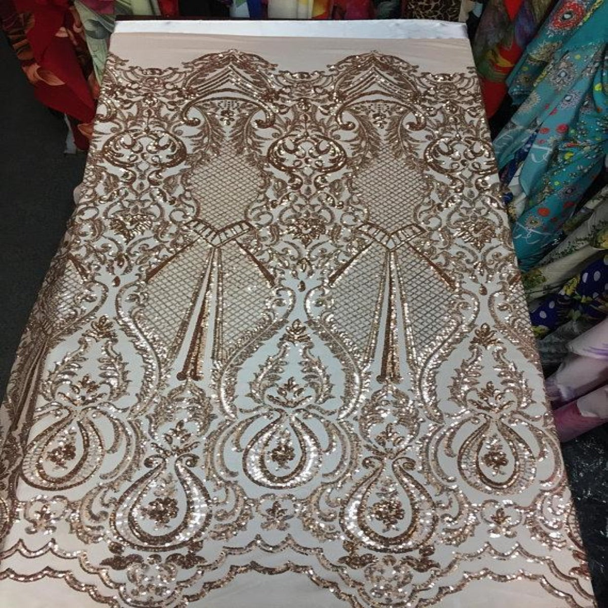 Stretch Sequins Fabric Chantal Deluxe