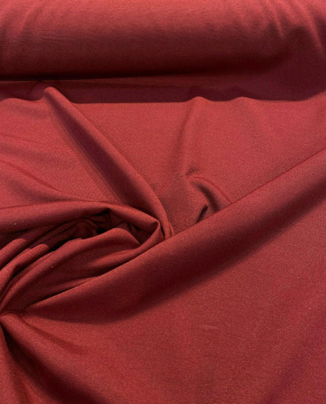 Outdoor Radiance Spun Polyester Duck Fabric - Claret Maroon Red, 54" Width (1 Yard)