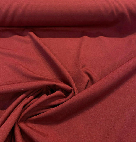 Outdoor Radiance Spun Polyester Duck Fabric - Claret Maroon Red, 54" Width (1 Yard)