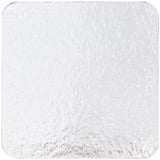 5" Square Silver cake board, 1-Count