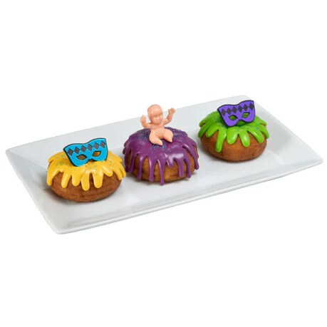 Baby Kings Cake for Mardi Gras King Cakes - 6 plastic Babies