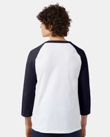Champion® Three-Quarter Raglan Sleeve Baseball T-Shirt