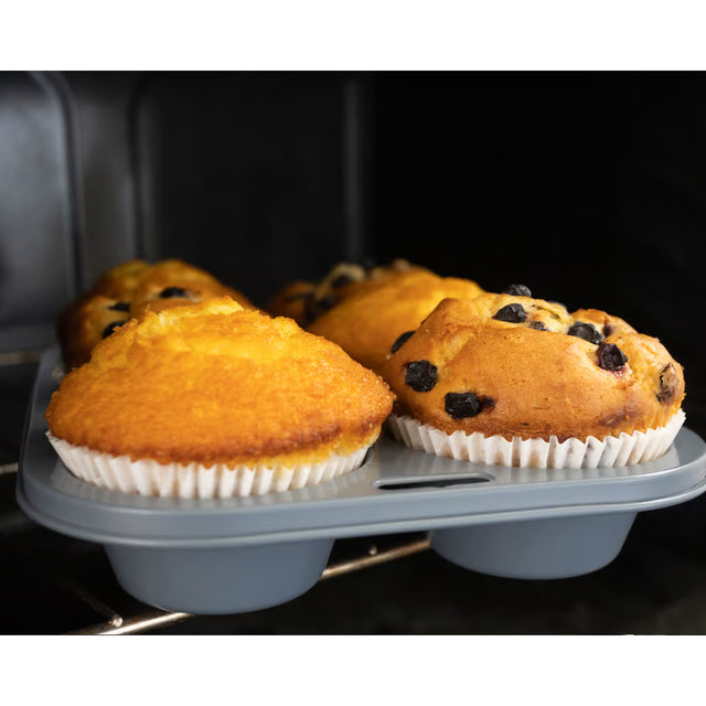 Fox Run Giant Nonstick Muffin Pan, 6 Cavities