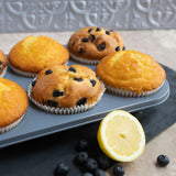 Fox Run Giant Nonstick Muffin Pan, 6 Cavities