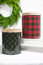 Plaid Canister - Set of 2
