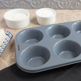Fox Run Giant Nonstick Muffin Pan, 6 Cavities