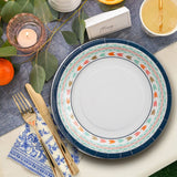 8 Ct. Tribal Boho Party Dinner Paper Plates 9"