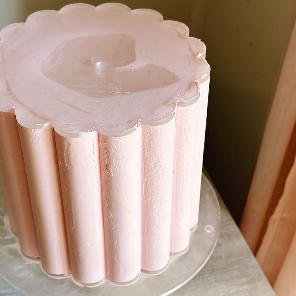Cake Safe Scalloped Acrylic Discs, 6" - Set of 2
