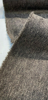 Cortez Belgian Chenille Upholstery Fabric - Hickory Brown, 59" Width (1 Yard)