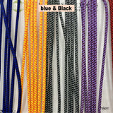 10 Yards Blue & Black Mix Elastic Cord for Crafts