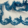 Beaded Corded Lace Trim 3" Wide