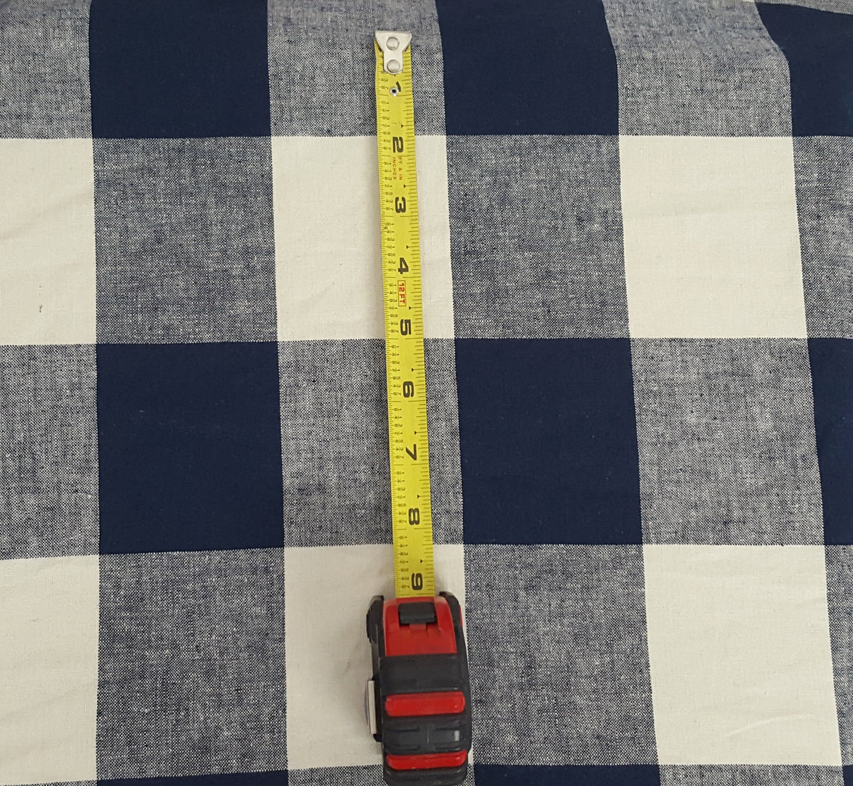 Linen Cotton Buffalo Check Yarn Dye